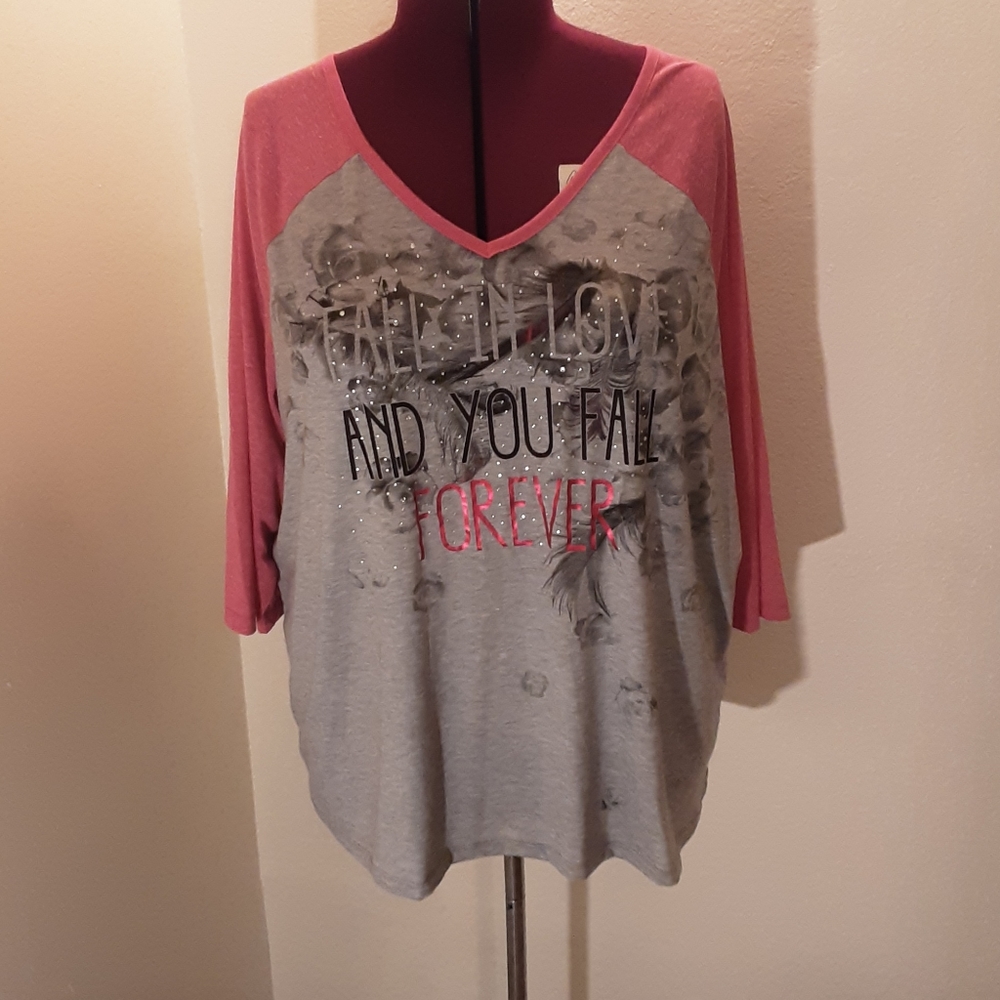 Lane Bryant baseball tee